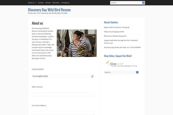 Infinity theme site design template sample