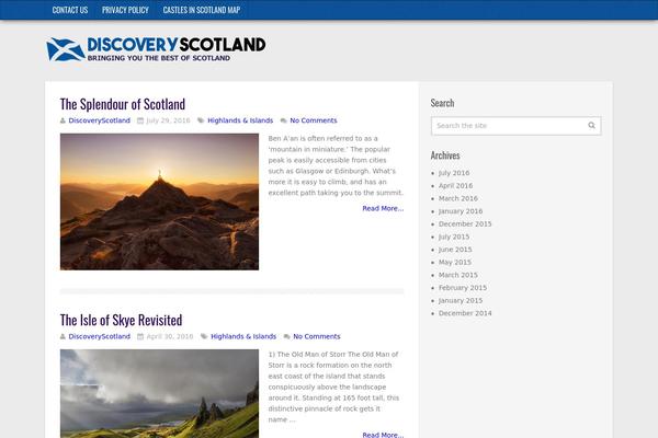 Site using Sticky-widget plugin
