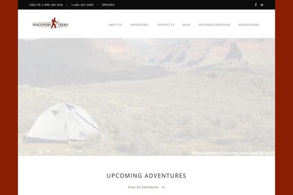 discoverytreks.com site used Bonestheme