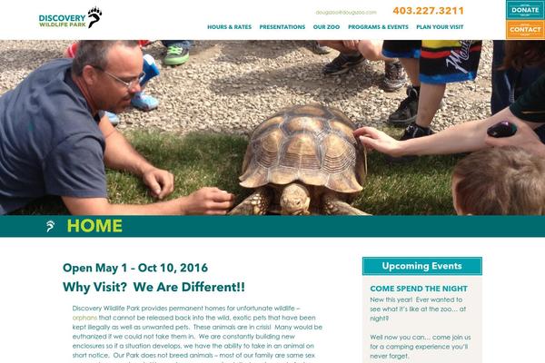 discoverywildlifepark.com site used Squivotheme
