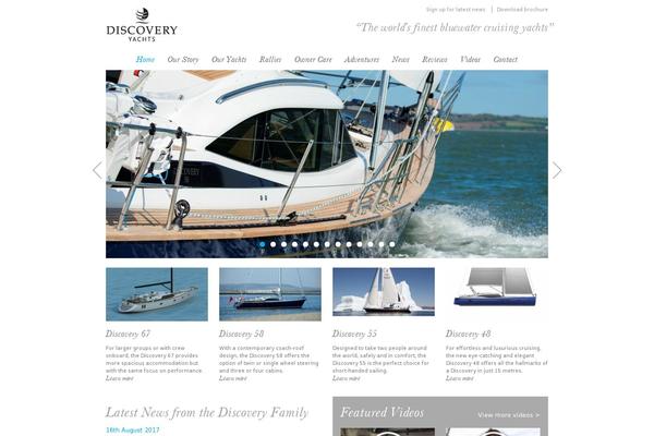 discovery-theme theme websites examples