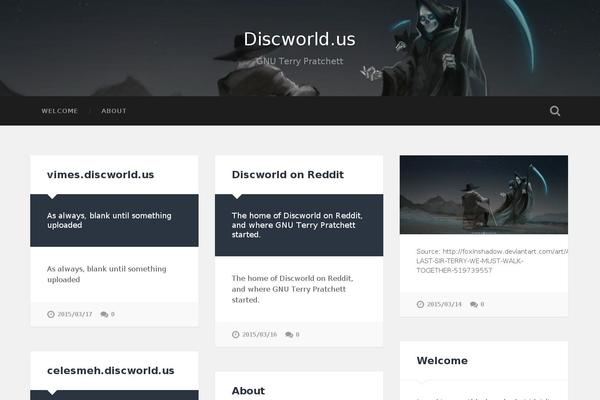 Baskerville theme site design template sample