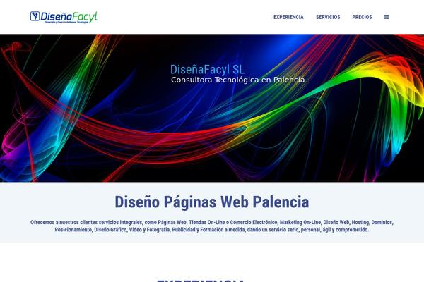 Onepage theme site design template sample