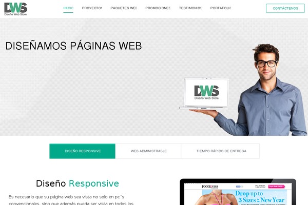 Dws theme site design template sample