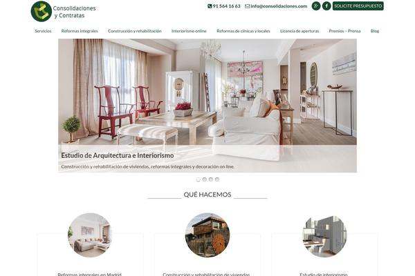 Green theme site design template sample