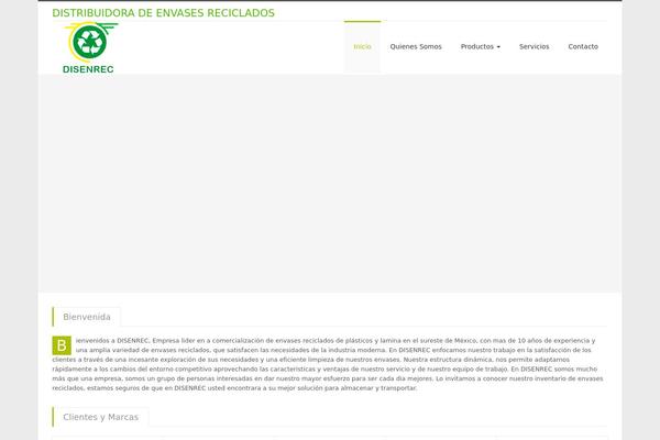 123Ecology theme site design template sample