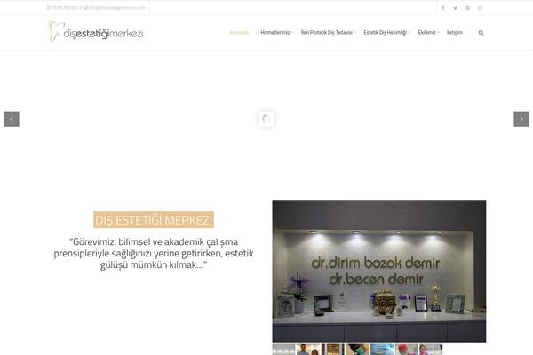 Elise theme site design template sample