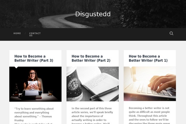 Baskerville theme site design template sample
