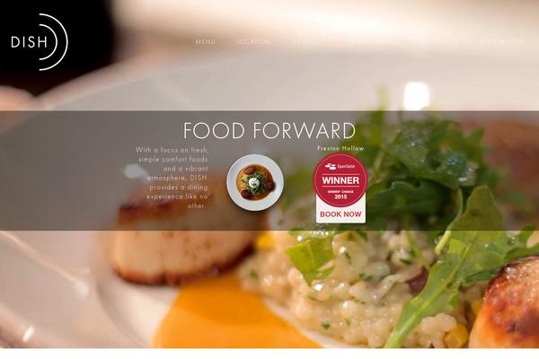Infinite theme site design template sample