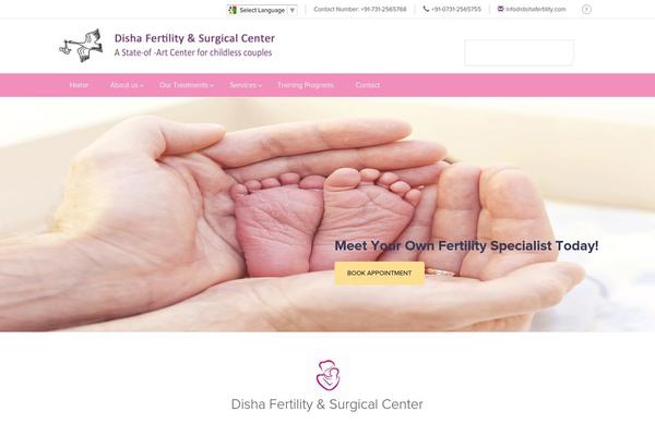 Medical Doctor theme site design template sample