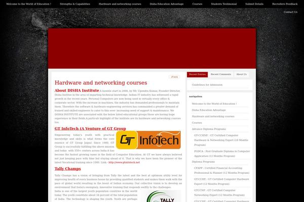 dishainstitute.in site used Influx