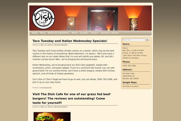 Weaver II theme site design template sample