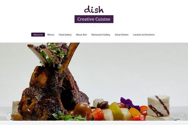 Forked theme site design template sample