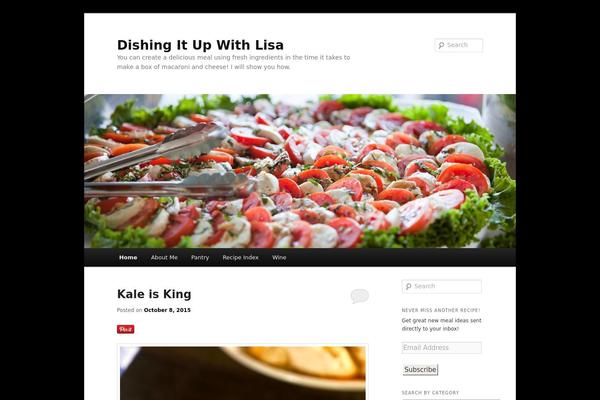 Twenty Eleven theme site design template sample