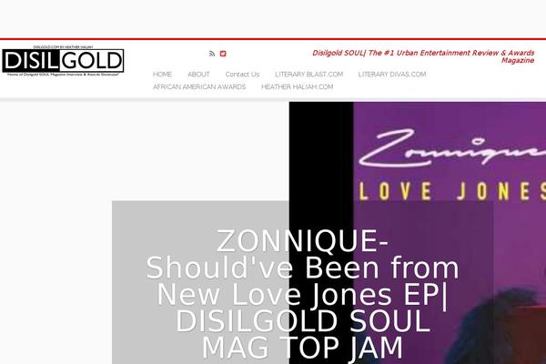 Rock Star theme site design template sample