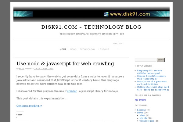 Site using Twenty Eleven Theme Extensions plugin