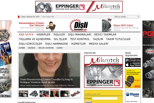 Advanced Newspaper theme site design template sample