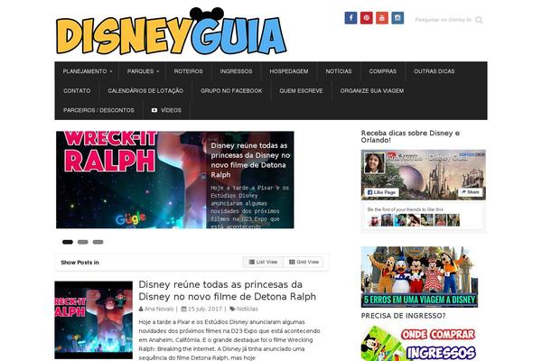 Newspaper theme site design template sample