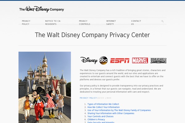 Elegance website example screenshot
