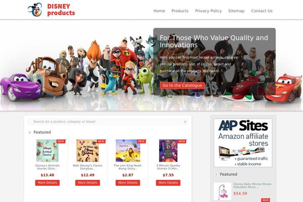 disneyproductsonline.com site used Aa8