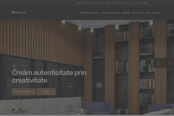 Interico theme site design template sample