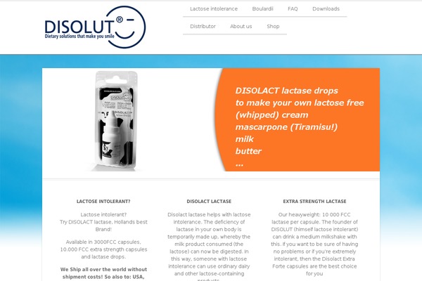 disolactlactase.com site used Disolut