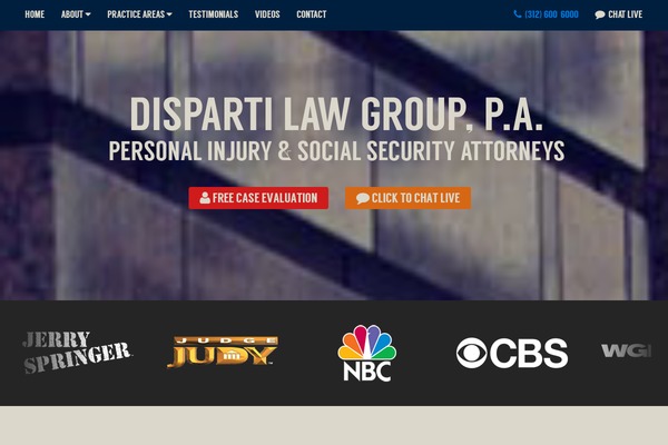 dispartilawchicago.com site used Disparti_theme