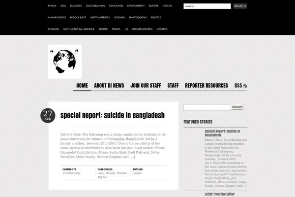 Bueno theme site design template sample