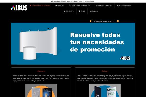 Opus theme site design template sample