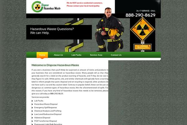 dhwaste theme websites examples