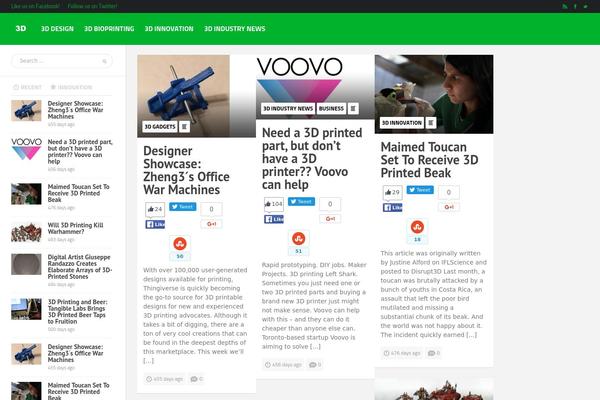 Bayside theme site design template sample