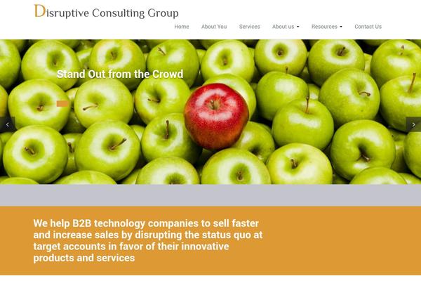 disruptiveconsultinggroup.com site used Cherryframework1