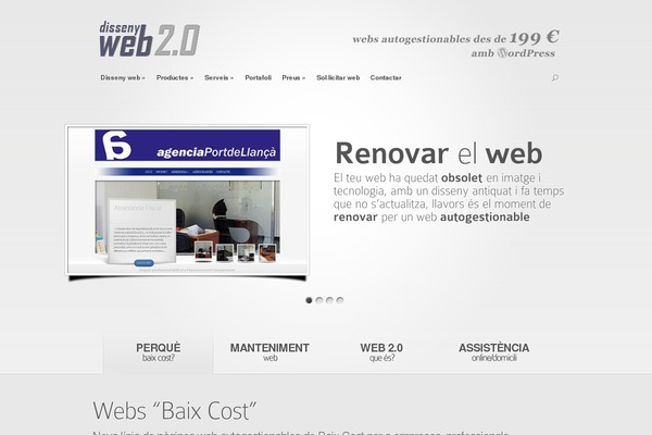 Nova theme site design template sample