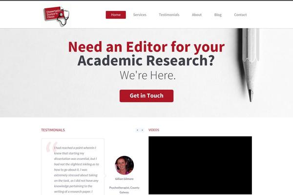 Claster theme site design template sample