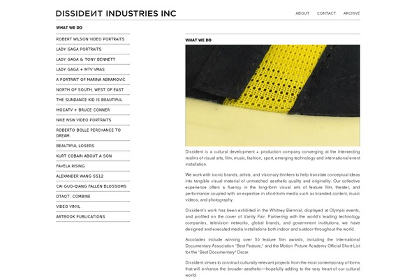 dissidentusa.com site used Dissident