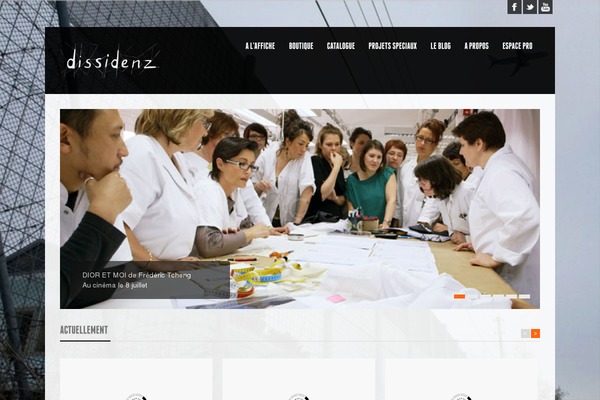 dissidenzfilms.com site used Black-and-white