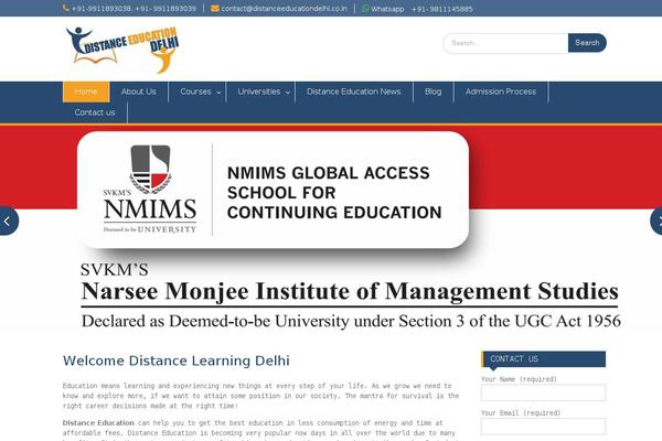 Education theme site design template sample