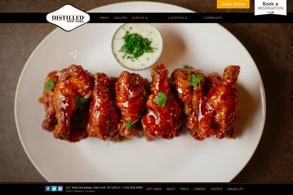 distilledny.com site used Refine-blog