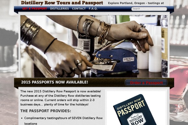 distillerypassport.com site used Distilleryrowtours