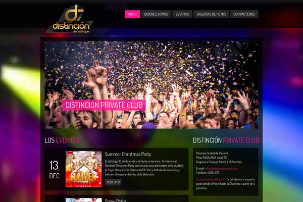Clubber theme site design template sample