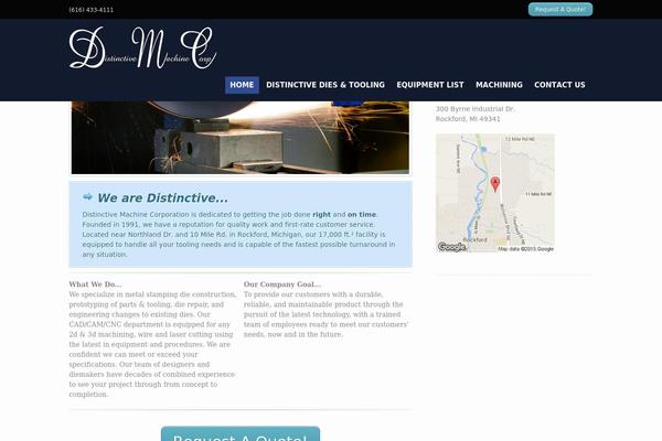 Action theme site design template sample