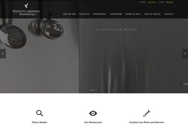 distinctive_applicance theme websites examples