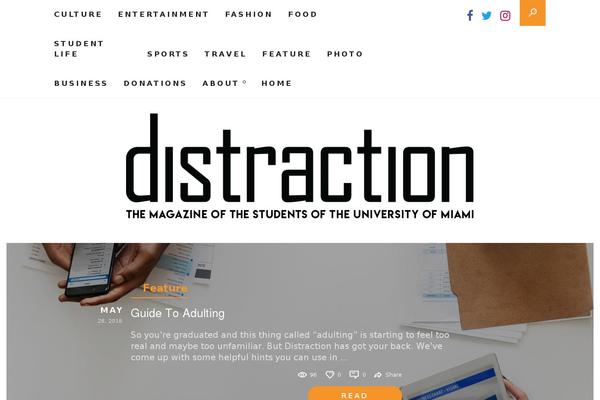 Magzimus theme site design template sample