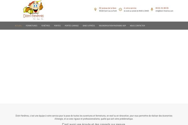 Mist theme site design template sample