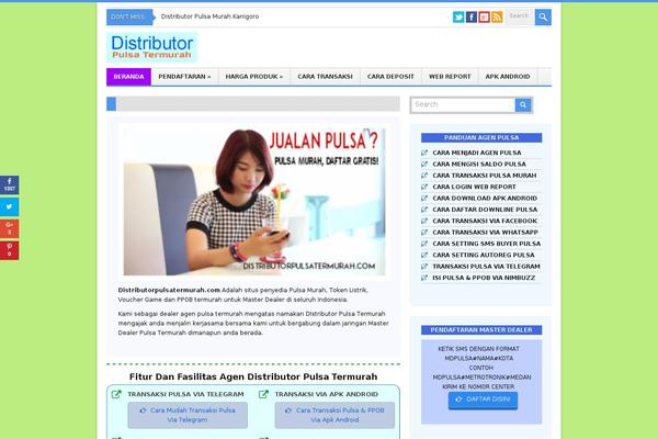 Kasep2 theme site design template sample