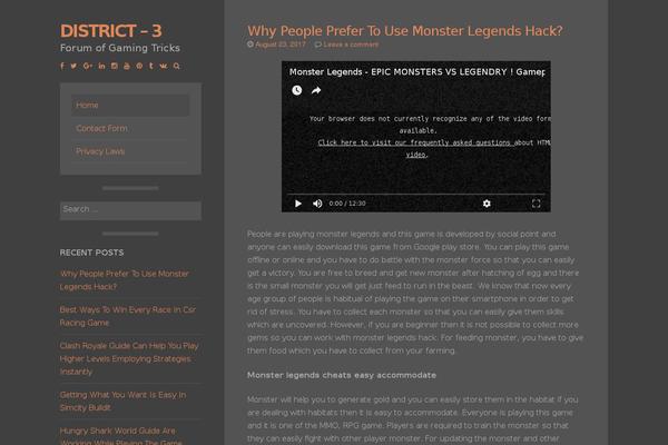 Storto theme site design template sample