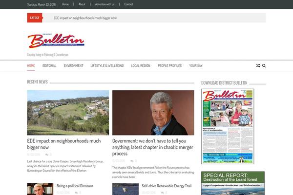 AccessPress Mag theme site design template sample