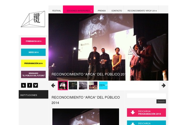 distrital.mx site used Organic_block