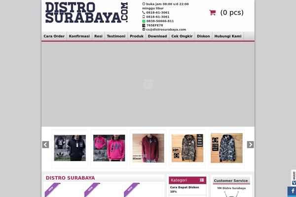 distrosurabaya.com site used WP-Agen