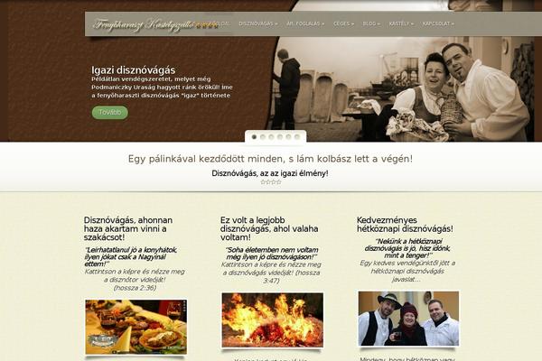 MyCuisine theme site design template sample